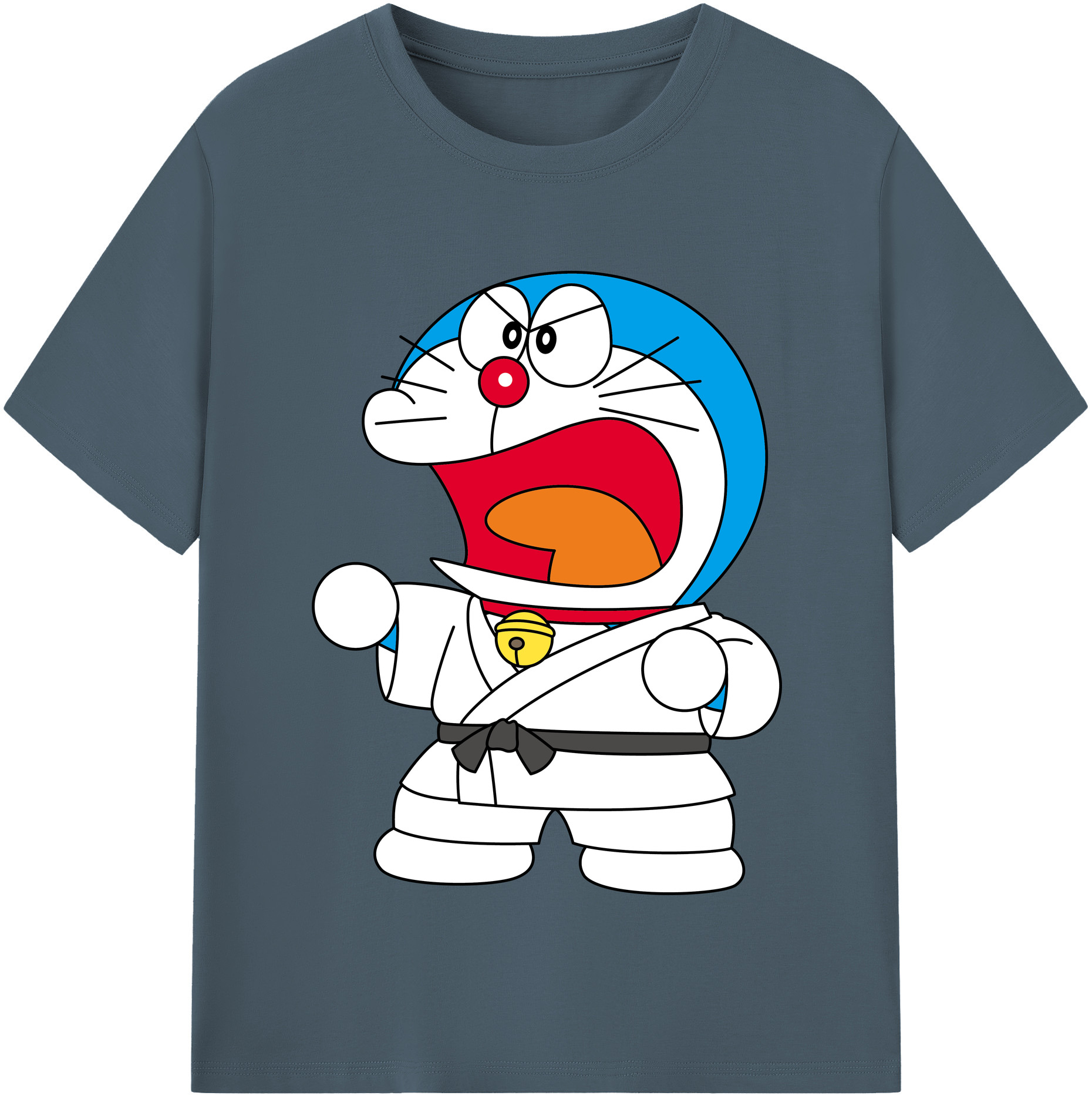 （画像用） ドラえもん Doraemon 綿100％半袖Tシャツ（フロントプリント）